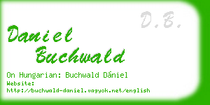 daniel buchwald business card